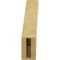 Ekena Millwork 3-inch W x 14-inch D x 14-inch H Olympic Rough Cedar Woodgrain TimberThane Knee Brace, Primed BRCUR03X14X14OLYRCPR - alternate 4